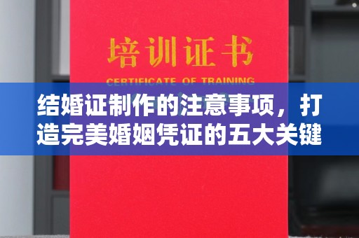 五华结婚证制作的注意事项，打造完美婚姻凭证的五大关键点